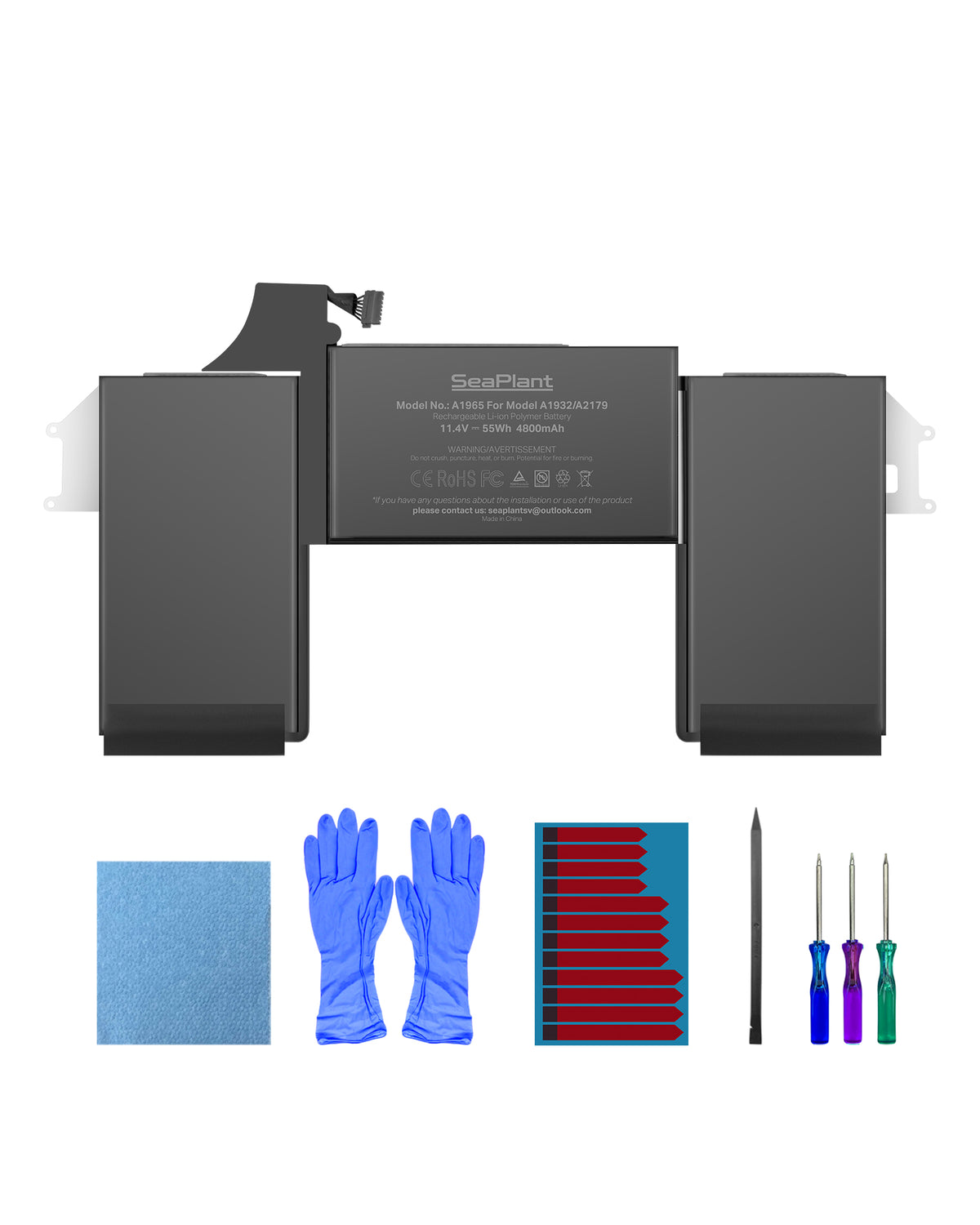 Macbook Air A2179 Battery Replacement for 13-inch 2020 A1965 Battery
